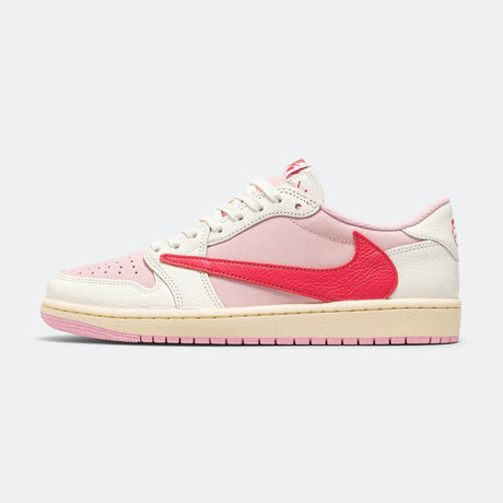 Air Jordan 1 Retro Low OG SP Travis Scott Sail Tropical Pink  – sneaker autêntico da CollectKicks