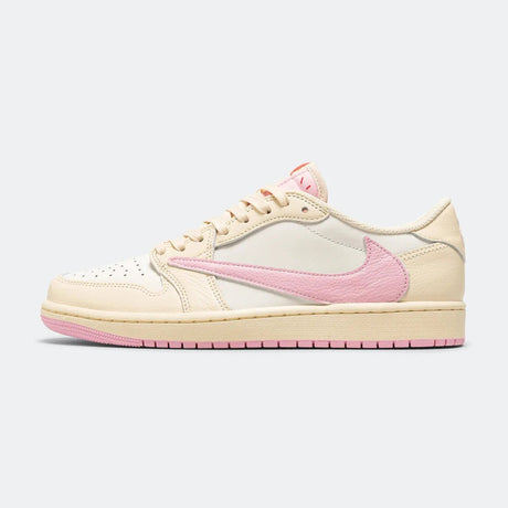 Air Jordan 1 Retro Low OG SP Travis Scott Shy Pink  – sneaker autêntico da CollectKicks