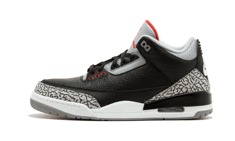 Air Jordan 3 Retro OG Black Cement (2024)  – sneaker autêntico da CollectKicks