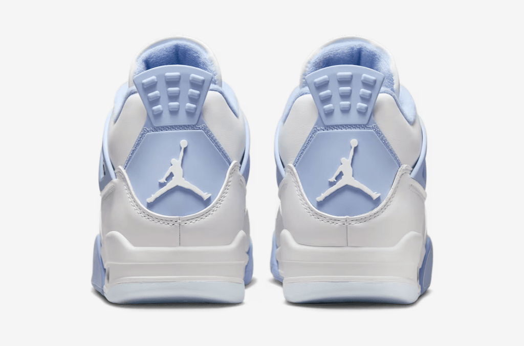 Air Jordan 4 Retro Aluminium / Forget Me Not lateral  – sneaker autêntico da CollectKicks