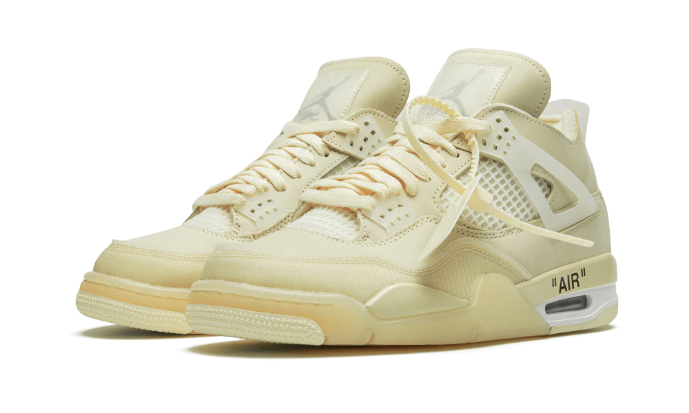 Air Jordan 4 Retro Off - White Sail CV9388-100 – sneaker autêntico da CollectKicks