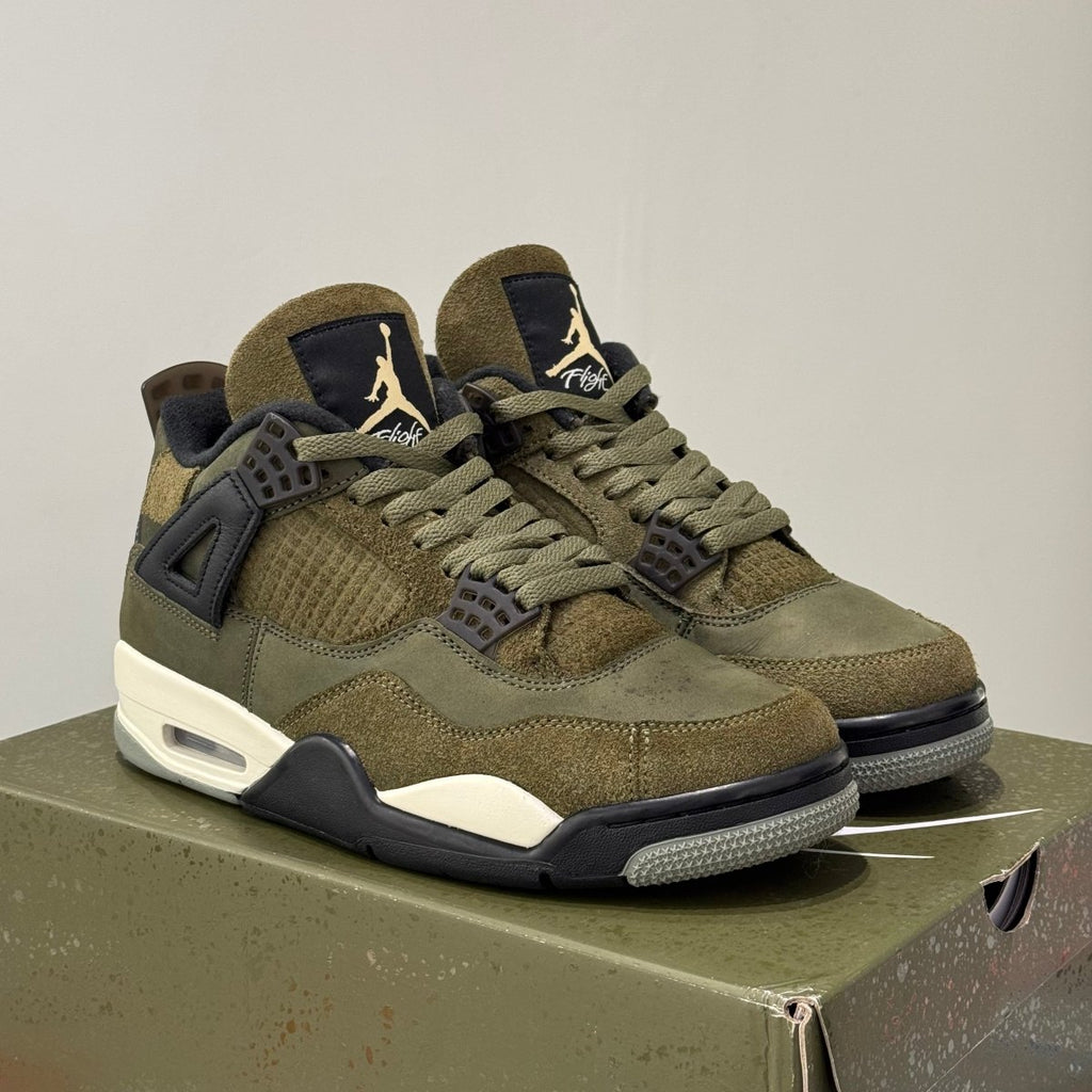 Air Jordan 4 Retro SE Craft Medium Olive (40) - Usado  – sneaker autêntico da CollectKicks