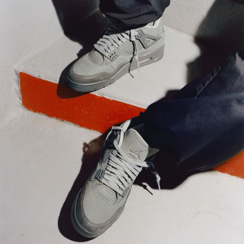 Air Jordan 4 Retro SE Paris Olympics Wet Cement  – sneaker autêntico da CollectKicks