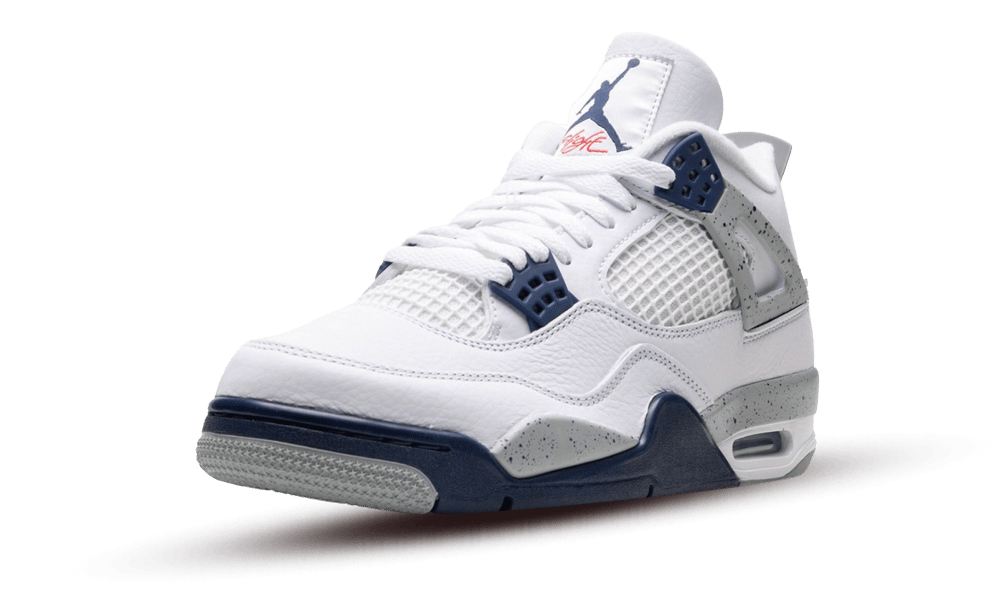 Air Jordan 4 Retro White Midnight Navy DH6927-140 – sneaker autêntico da CollectKicks