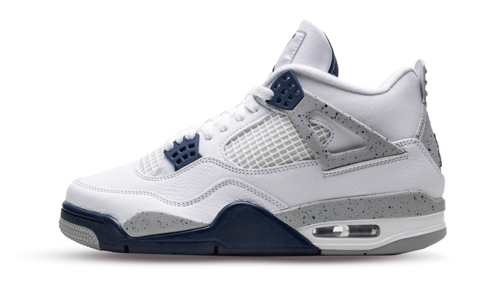 Air Jordan 4 Retro White Midnight Navy DH6927-140 – sneaker autêntico da CollectKicks