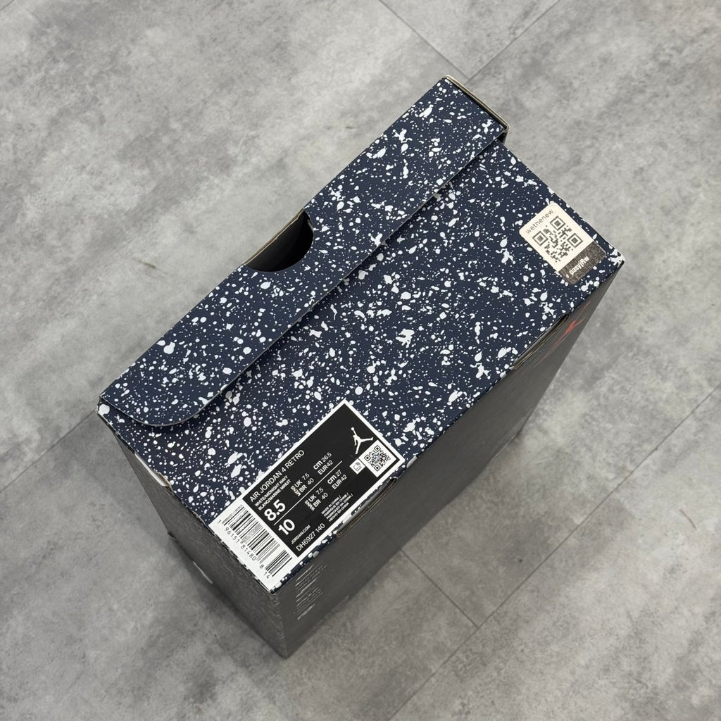 Air Jordan 4 Retro White Midnight Navy (42) - Usado  – sneaker autêntico da CollectKicks