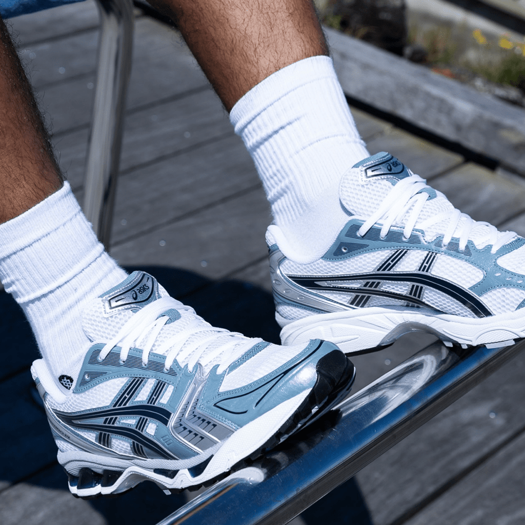 ASICS Gel-Kayano 14 White Fjord Grey 1203A537-106 – sneaker autêntico da CollectKicks