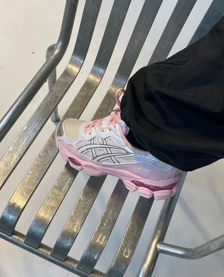 ASICS Gel-NYC Kicki Yang Zhang Pink Cream Pure Silver 1203A571-100 – sneaker autêntico da CollectKicks