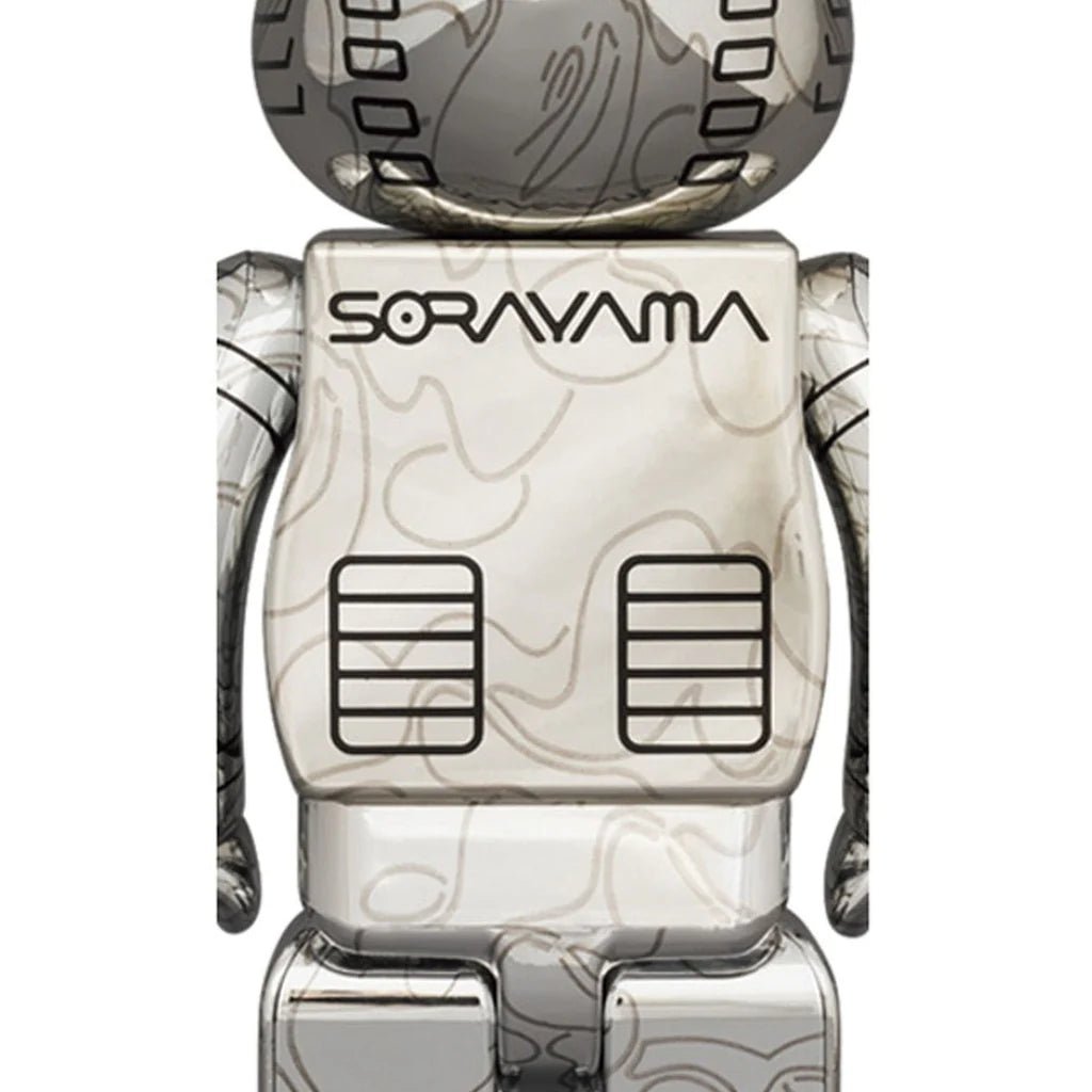 Bearbrick x BAPE x Hajime Sorayama Camo Shark 100% & 400% Set