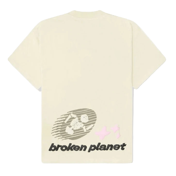 Broken Planet Cosmic Speed T-shirt Bone White  – sneaker autêntico da CollectKicks