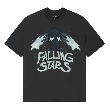 Broken Planet Falling Stars T-Shirt Soot Black  – sneaker autêntico da CollectKicks