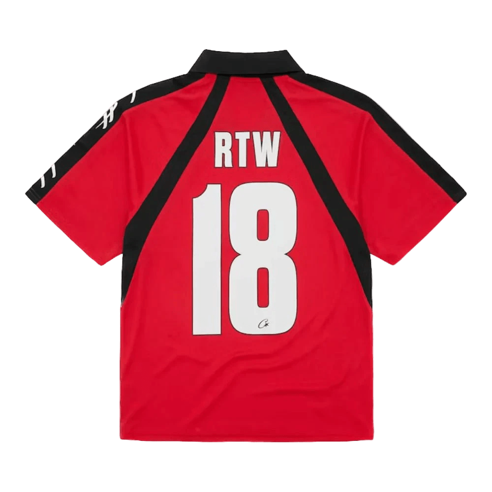 Corteiz Alcatraz Football Jersey Red  – sneaker autêntico da CollectKicks