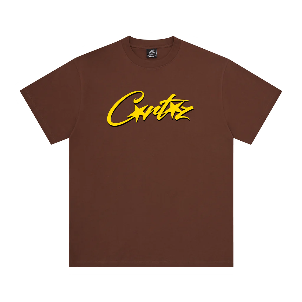 Corteiz Allstarz Tee 'Brown'  – sneaker autêntico da CollectKicks
