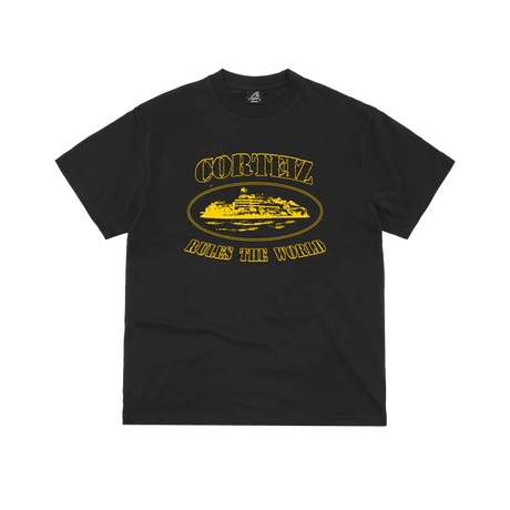 Corteiz Glow In The Dark OG Alcatraz Tee Black/Yellow  – sneaker autêntico da CollectKicks