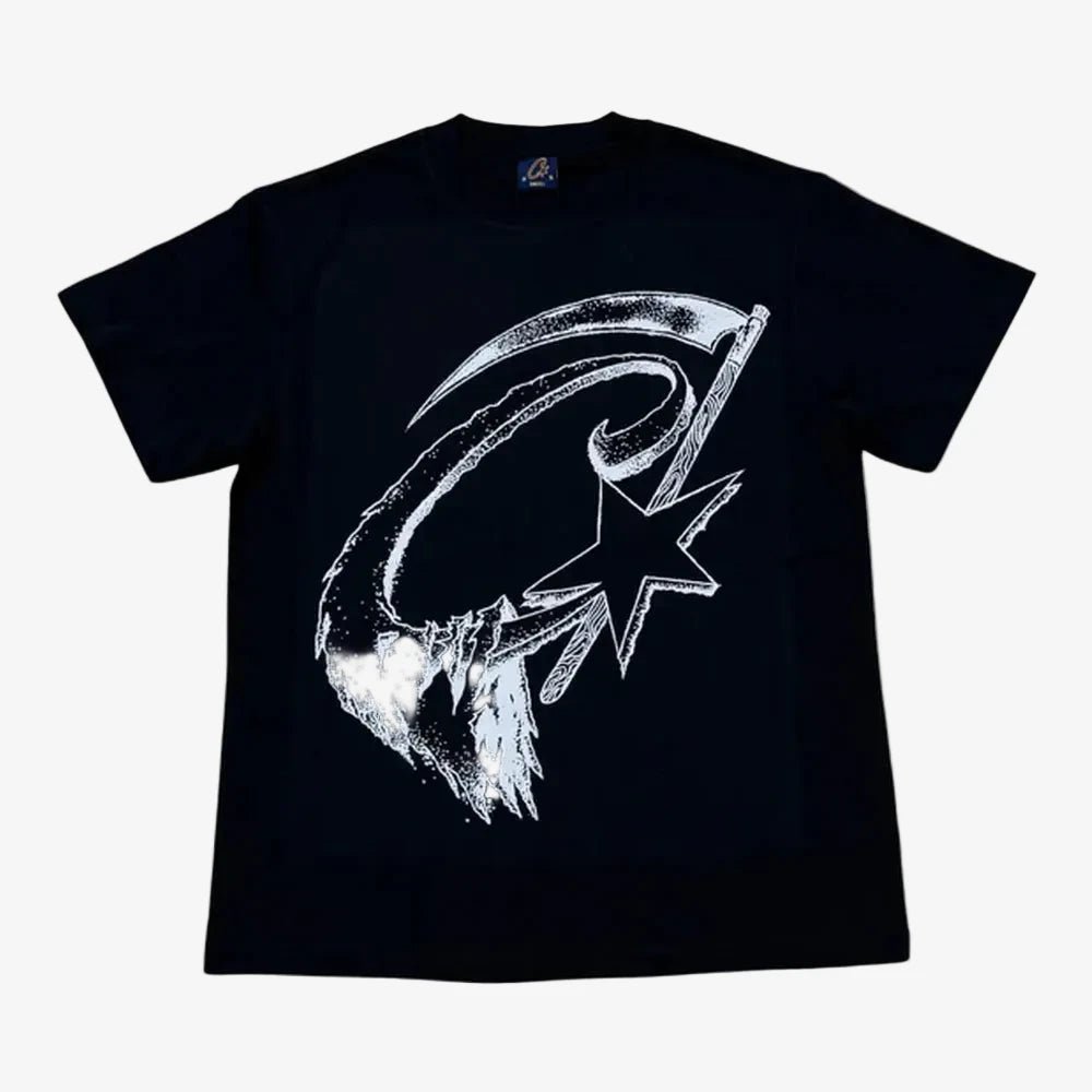 CORTEIZ  STENCIL Tee 日本限定　M BLACK Corteiz OG Stencil Tee Black - CollectKicks