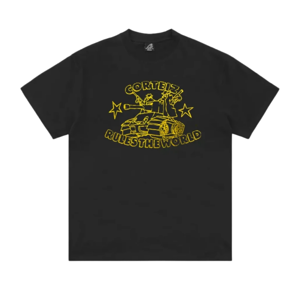Corteiz OG Stencil Tee Black - CollectKicks