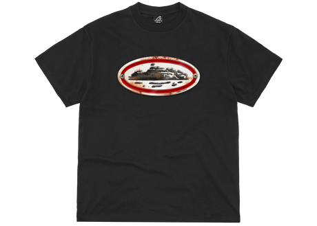 Corteiz Rusty Alcatraz Tee Black  – sneaker autêntico da CollectKicks