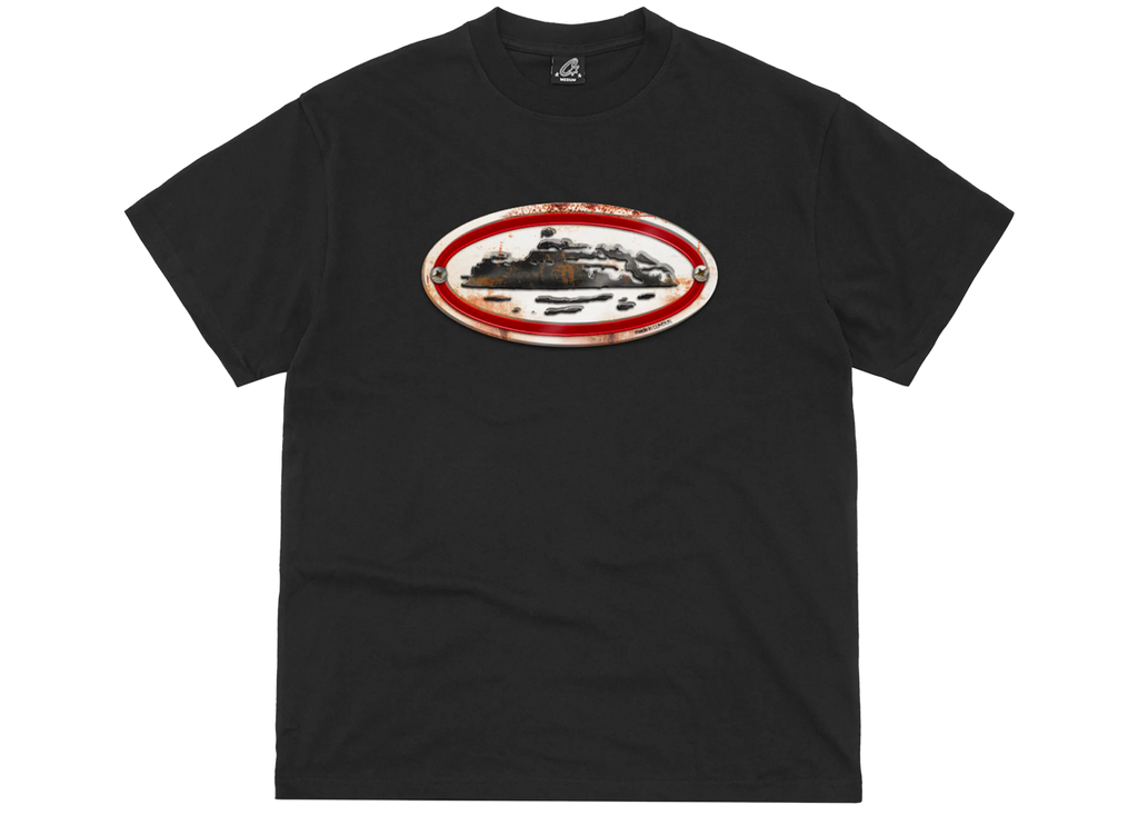 Corteiz Rusty Alcatraz Tee Black  – sneaker autêntico da CollectKicks