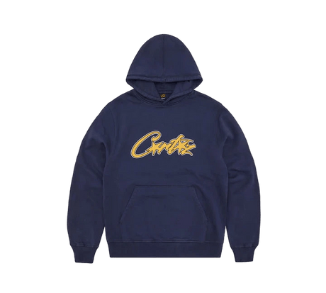 Corteiz Satin Applique Allstarz Hoodie ´Navy´  – sneaker autêntico da CollectKicks