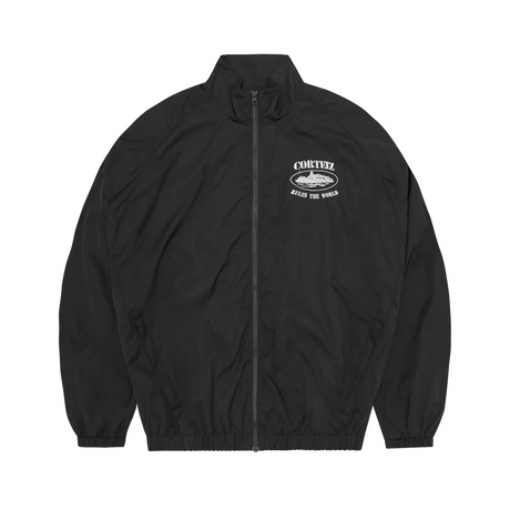 Corteiz Shuku Track Jacket Black/White  – sneaker autêntico da CollectKicks