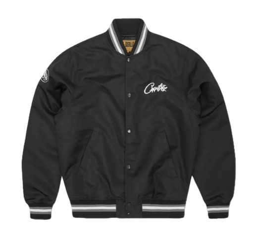 Corteiz Stadium Jacket Black | CollectKicks