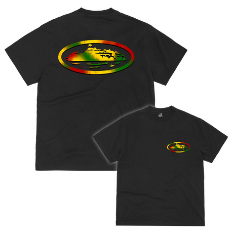 Corteiz Sunset Black Tee  – sneaker autêntico da CollectKicks