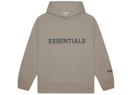 Fear of God Essentials Hoodie Aplique Logo 'Taupe'  – sneaker autêntico da CollectKicks