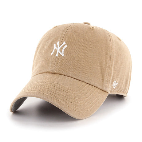 '47 Clean Up Adjustable 'Khaki' - New York Yankees  SKU: B-BSRNR17GWS-KH frontal