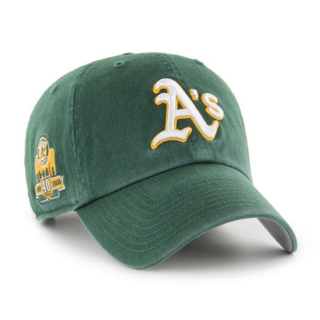 '47 Clean Up Adjustable 'Dark Green' - Oakland Athletics  SKU: BCPTN-DBLUN18GWS-DG08 frontal 2