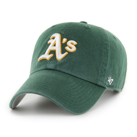 '47 Clean Up Adjustable 'Dark Green' - Oakland Athletics  SKU: BCPTN-DBLUN18GWS-DG08 frontal