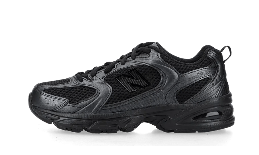 New Balance 530 Black Dark Grey MR530PB – sneaker autêntico da CollectKicks
