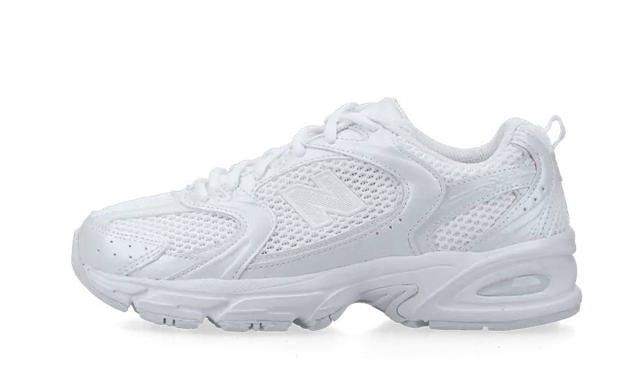 New Balance 530 Triple White MR530PA – sneaker autêntico da CollectKicks