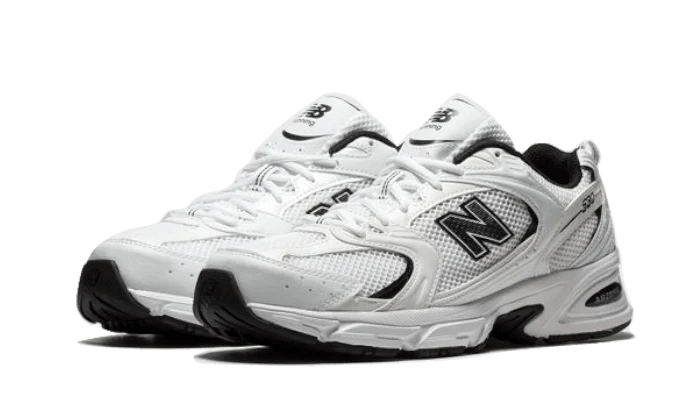 New Balance 530 White Black Details MR530EWB – sneaker autêntico da CollectKicks