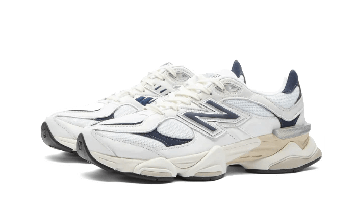 New Balance 9060 White Navy  – sneaker autêntico da CollectKicks