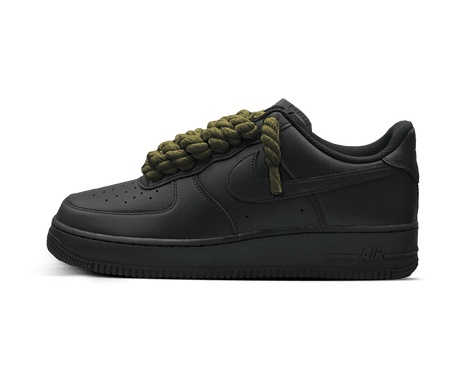 Nike Air Force 1 Black Rope Laces 'Olive'  – sneaker autêntico da CollectKicks