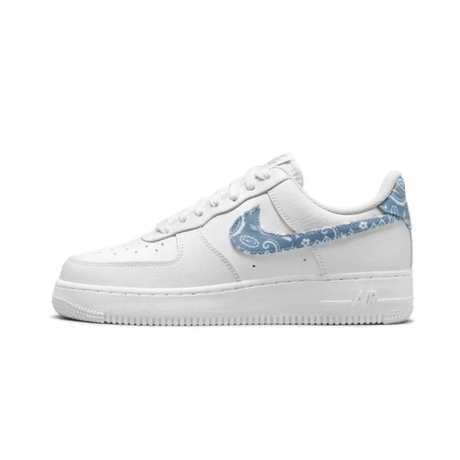 Nike Air Force 1 Low '07 Essential White Worn Blue Paisley  – sneaker autêntico da CollectKicks