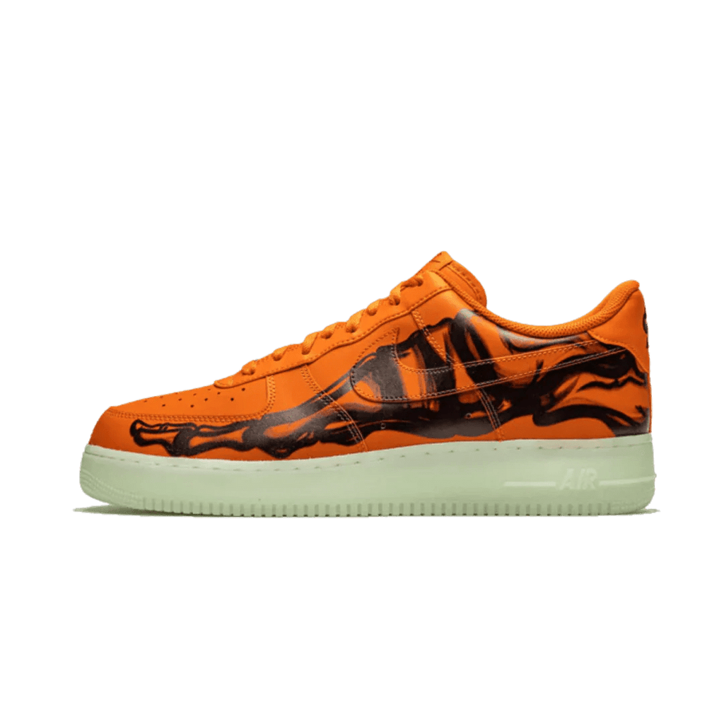 Nike Air Force 1 Low Orange Skeleton Halloween  – sneaker autêntico da CollectKicks