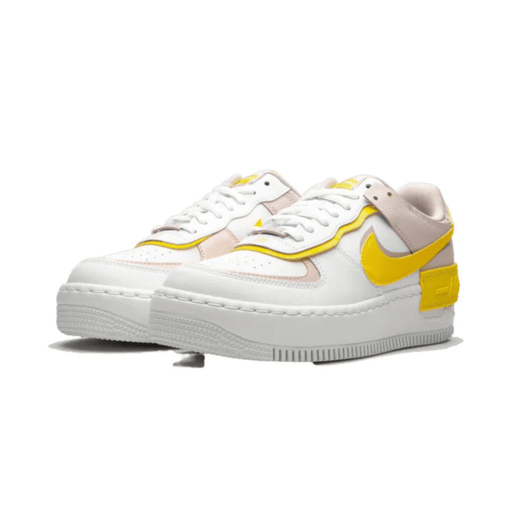 Nike Air Force 1 Low Shadow White Barely Rose Speed Yellow  – sneaker autêntico da CollectKicks