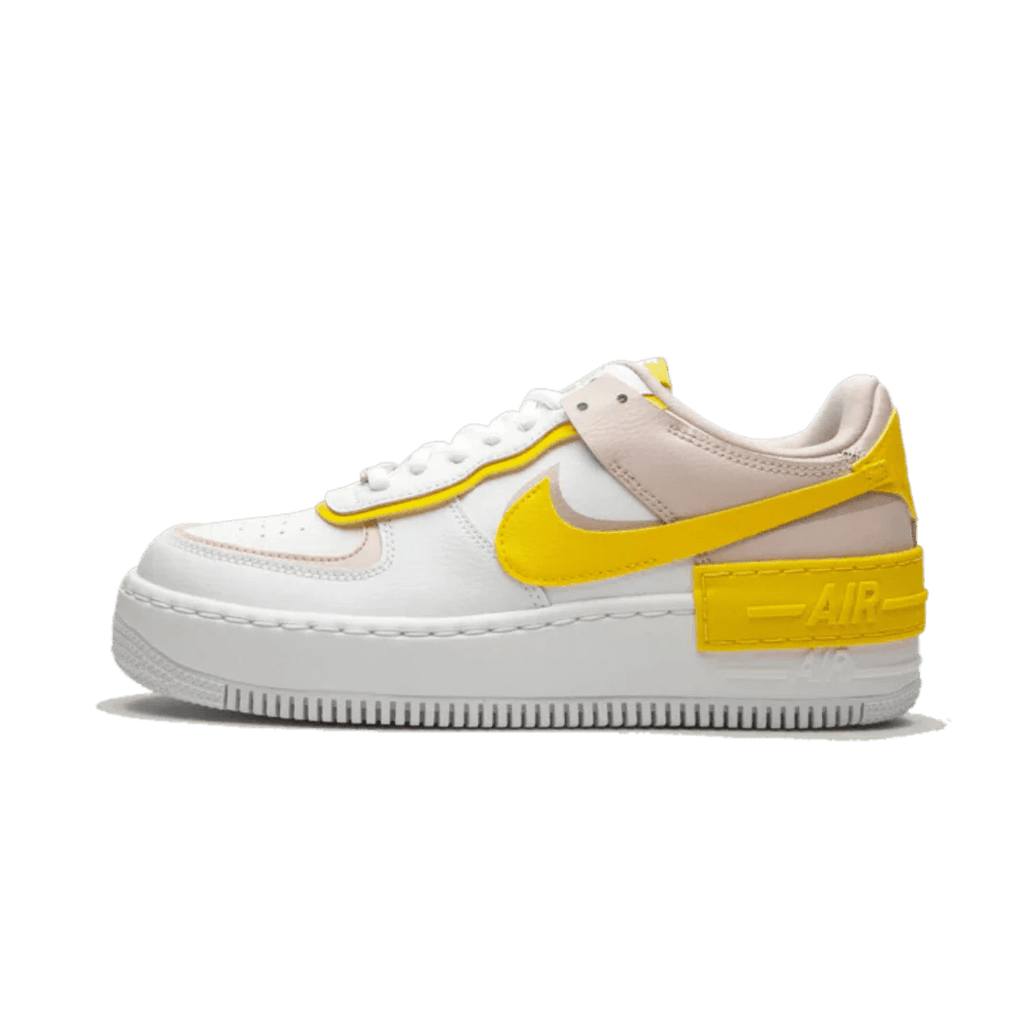 Nike Air Force 1 Low Shadow White Barely Rose Speed Yellow  – sneaker autêntico da CollectKicks