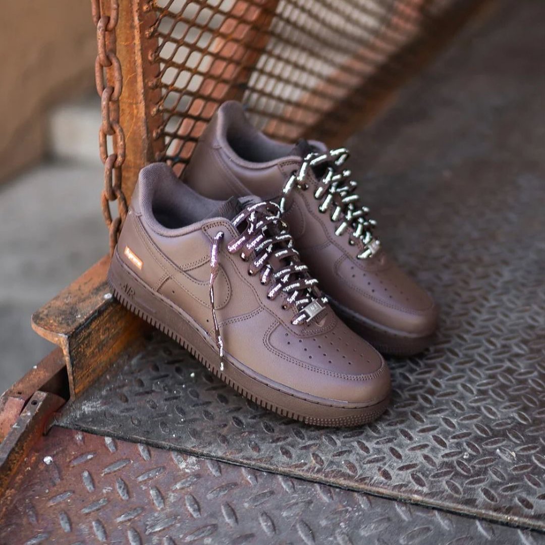 Nike Air Force 1 Low Supreme Marrón Barroco | CU9225-200