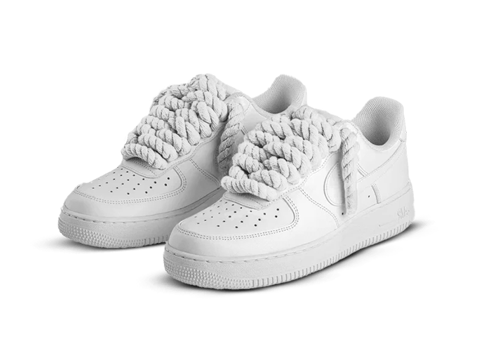 Nike Air Force 1 White Rope Laces 'White'  – sneaker autêntico da CollectKicks