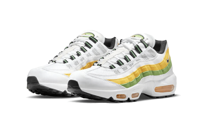 Nike Air Max 95 Essential White Green Apple Tour Yellow  – sneaker autêntico da CollectKicks