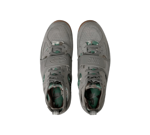 Nike Air Trainer Huarache Corteiz Gully Grey  – sneaker autêntico da CollectKicks