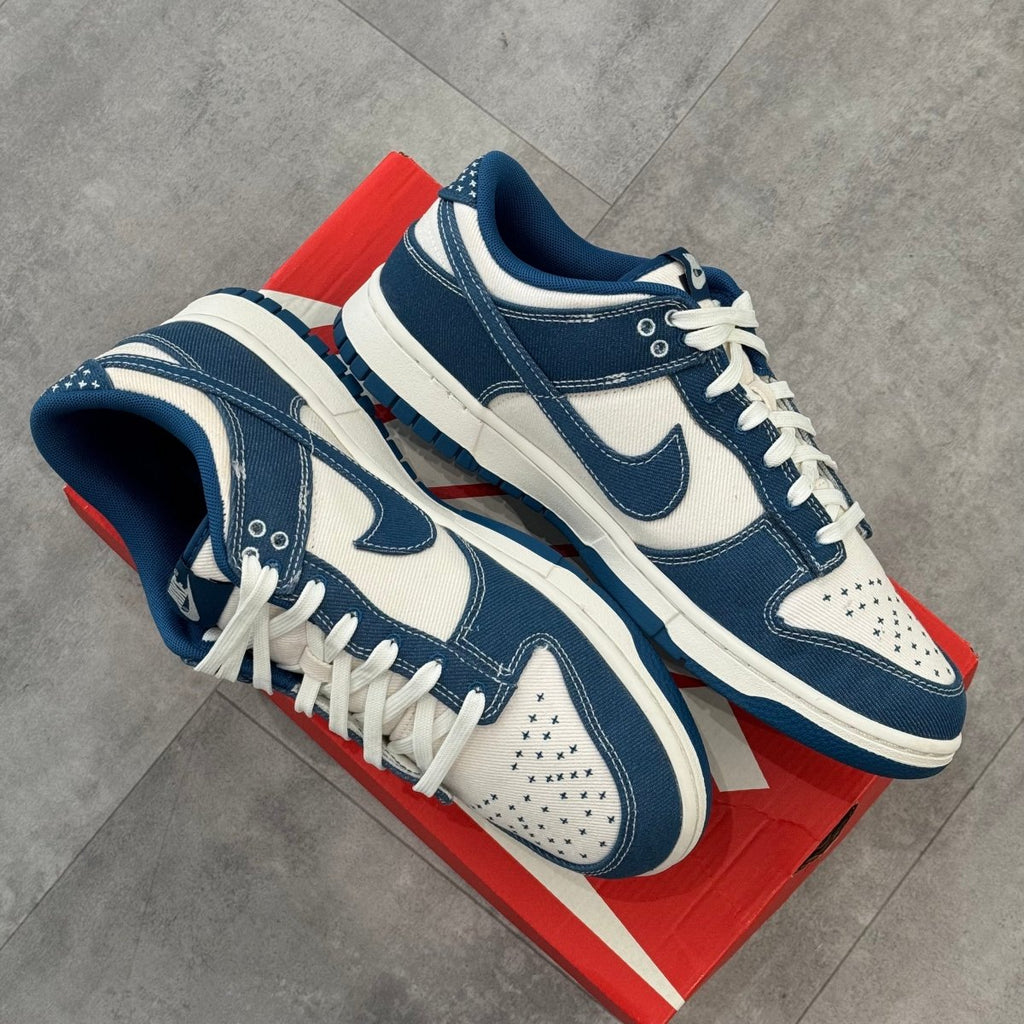 Nike Dunk Low Industrial Blue Sashiko (44) - Usado  – sneaker autêntico da CollectKicks