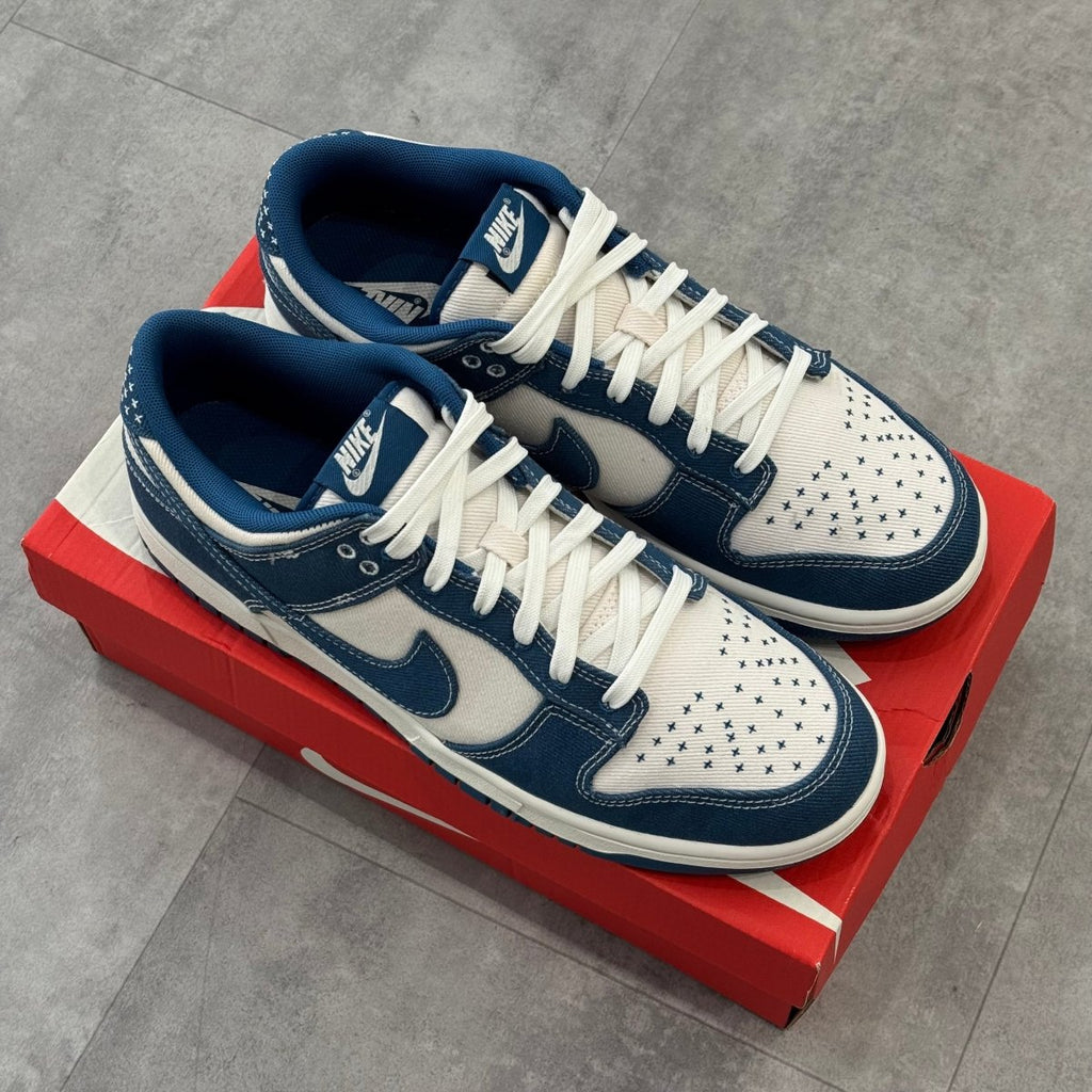 Nike Dunk Low Industrial Blue Sashiko (44) - Usado  – sneaker autêntico da CollectKicks