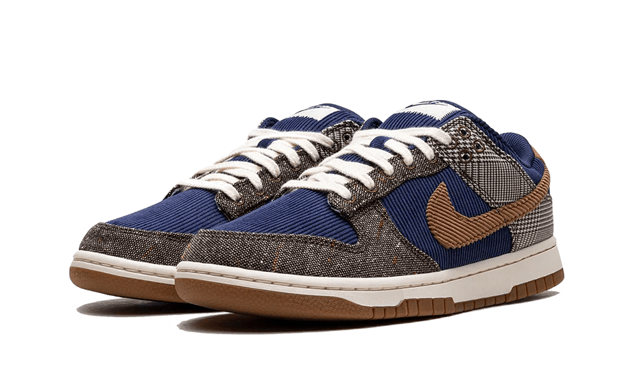Nike Dunk Low Tweed Midnight Navy Corduroy  – sneaker autêntico da CollectKicks