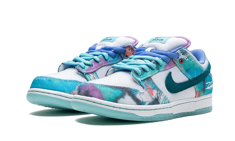 Nike SB Dunk Low Futura Laboratories Bleached Aqua  – sneaker autêntico da CollectKicks