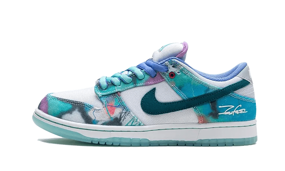 Nike SB Dunk Low Futura Laboratories Bleached Aqua  – sneaker autêntico da CollectKicks