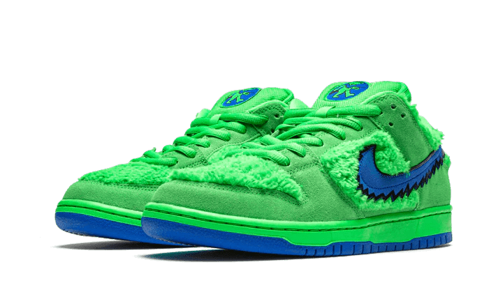 Nike SB Dunk Low Grateful Dead Bears Green  – sneaker autêntico da CollectKicks