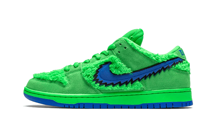 Nike SB Dunk Low Grateful Dead Bears Green  – sneaker autêntico da CollectKicks